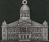 custom pewter ornament -Gasconade County Courthouse - Hermann, MO. Landmark Series