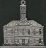 custom pewter ornament - German School Hermann, MO. Landmark Series
