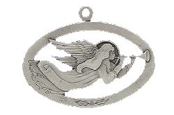Angel Pewter Ornament