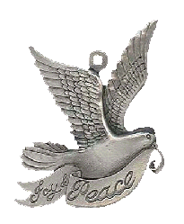 Dove Pewter Ornament