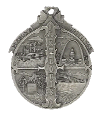 St Louis Collage Pewter Ornament