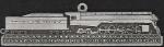Virginia Museum of Transportation - custom pewter ornament - front view
