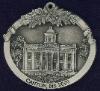custom pewter ornament - Courthouse -Canton, MS city of lights series