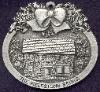 custom pewter ornament - Fieldstone Stable - Historic Odessa Foundation 