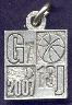 custom pewter charm -  2007 memorial 